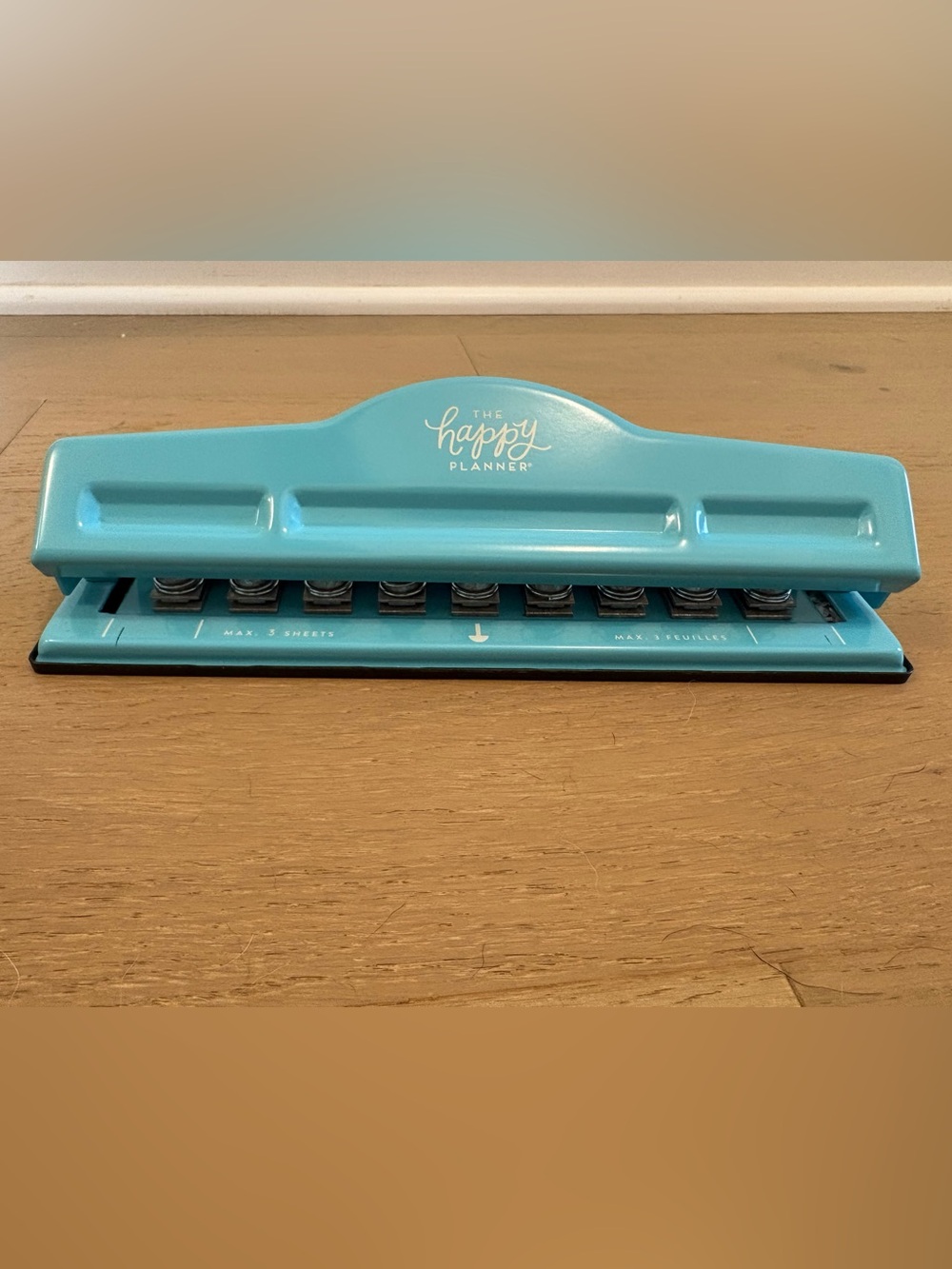 Happy Planner Classic 9-Hole Punch Blue Disc Bound Paper Punch